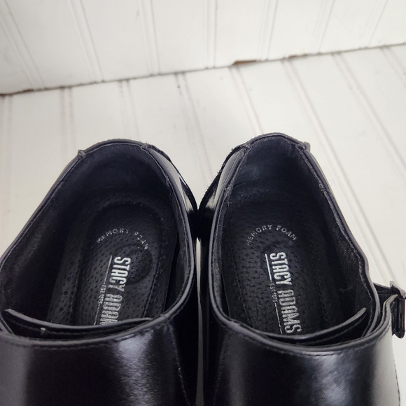 Stacy Adams Baldwin Mens Size 9M Black Double Monk Strap Dress Shoes 25188-001 - Picture 16 of 16